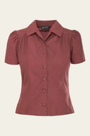 That Same Old Favorite Blouse in Rust, Vorderansicht