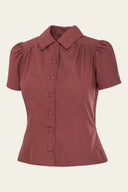 That Same Old Favorite Blouse in Rust, Seitenansicht