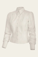The Spectacular Spearpoint Shirt in Antique White, Seitenansicht