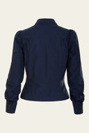 The Spectacular Spearpoint Shirt in Navy Dotted, Rückansicht