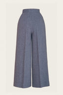 The Palazzo Perfection Pants in Midnight & Ivory, Rückansicht