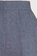 The Palazzo Perfection Pants in Midnight & Ivory, Stoffdetail