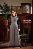The Palazzo Perfection Pants in Midnight & Ivory, am Model, Ansicht 2