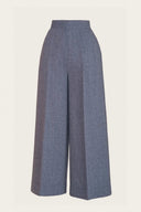 The Palazzo Perfection Pants in Midnight & Ivory, Seitenansicht