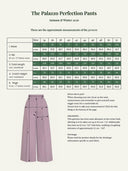 Maßtabelle The Palazzo Perfection Pants in Midnight & Ivory