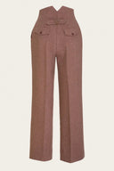 The Great Grandpa Pants in Rust & Tan, Rückansicht