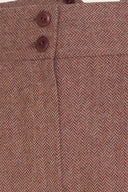 The Great Grandpa Pants in Rust & Tan, Stoffdetail