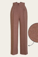 The Great Grandpa Pants in Rust & Tan, Detailansicht