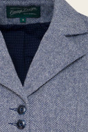 The Watchmaker’s Waistcoat in Midnight & Ivory, Stoffdetail