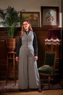 The Watchmaker’s Waistcoat in Midnight & Ivory, am Model, Ansicht 3