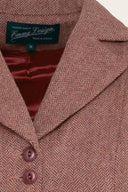 The Watchmaker’s Waistcoat in Rust & Tan, Stoffdetail