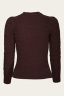 The All-Round Sweater in Coffee Mélange, Rückansicht