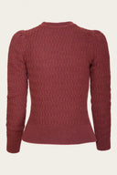 The All-Round Sweater in Rust, Rückansicht