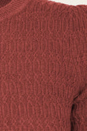The All-Round Sweater in Rust, Stoffdetail