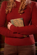 The All-Round Sweater in Rust, am Model, Ansicht 6