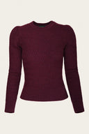 The All-Round Sweater in Black Cherry von Emmy Design