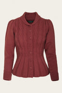 The Screen Siren Cardigan in Rust von Emmy Design