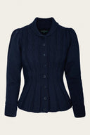 The Screen Siren Cardigan in Navy Mélange von Emmy Design