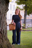 The Sassy Side Adjuster Slacks in Midnight | Emmy Design