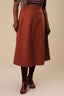 A Walk In The Park Skirt aus rostfarbener Baumwolle | Emmy Design | Damenrock - Bright House Vintage