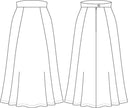 A Walk In The Park Skirt aus rostfarbener Baumwolle | Emmy Design | Damenrock - Bright House Vintage