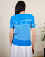 Anchors S/S Crew in Methylblau | Pretty Vacant | Damenpullover - Bright House Vintage