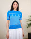 Anchors S/S Crew in Methylblau | Pretty Vacant | Damenpullover - Bright House Vintage