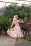 Ariana Floral Swing Dress | Hearts & Roses | Damenkleid - Bright House Vintage