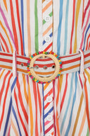 Bella Stripe Dress in Multicolor | Banned Retro - Bright House Vintage