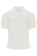 Bette Blouse in Ivory | Weekend Doll - Bright House Vintage