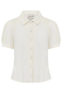 Bette Blouse in Ivory | Weekend Doll - Bright House Vintage
