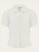 Bette Blouse in Elfenbein – Weekend Doll