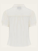 Bette Blouse in Elfenbein, Rückansicht – Weekend Doll