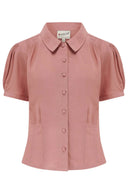 Bette Blouse in Rose | Weekend Doll - Bright House Vintage