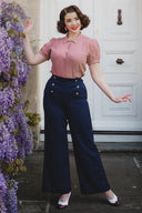 Bette Blouse in Rose | Weekend Doll - Bright House Vintage