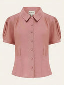 Bette Blouse in Rose – Weekend Doll