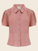 Bette Blouse in Rose – Weekend Doll