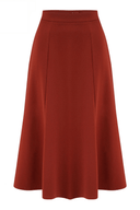 Bette Midi Skirt in Rost | Weekend Doll | Damenrock - Bright House Vintage
