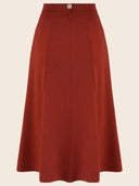 Bette Midi Skirt in Rost – Weekend Doll
