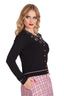 Black Animal Kingdom Cardigan | Banned Retro - Bright House Vintage