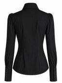 Bluse Agnes in Schwarz - Bright House Vintage
