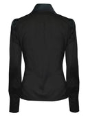 Bluse Agnes in Schwarz | Femkit | Damenbluse - Bright House Vintage