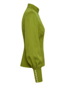 Bluse Edith in Oliv - Bright House Vintage