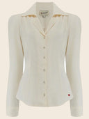 Bluse Gene langärmlig in Elfenbein – Weekend Doll