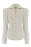 Bluse Gene langärmlig in Elfenbein | Weekend Doll | Damenbluse - Bright House Vintage