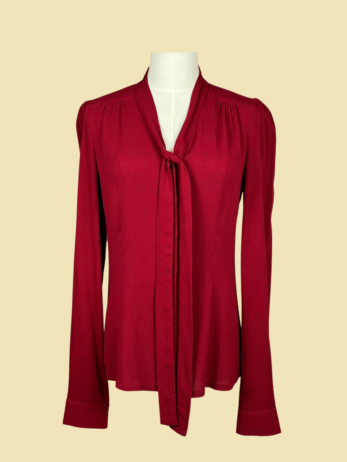 Bluse Maya in Weinrot | Femkit – Bright House Vintage
