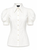 Bluse Rebecca in Creme - Bright House Vintage