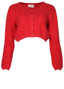 Cardigan Red aus Baumwolle | About Betty | Damencardigan - Bright House Vintage