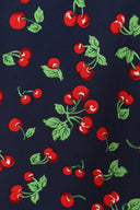 Cary Cherry Swing Rock in Marineblau | Banned Retro - Bright House Vintage