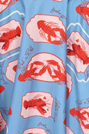 Cary Lobster Love Skirt in Blau | Banned Retro - Bright House Vintage